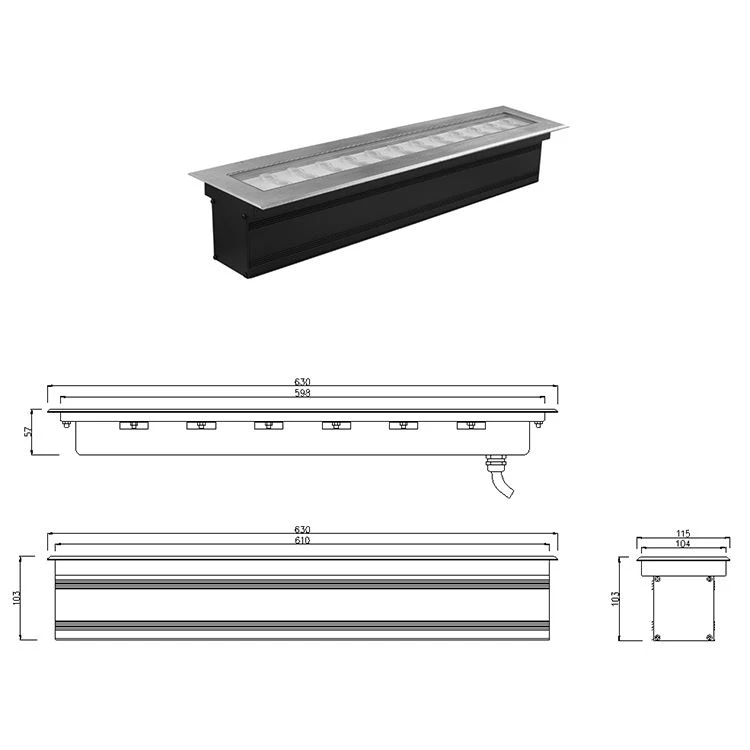 XT008 led wall washer ip65
