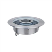 12w DMX 512 Утопленные подводные светодиодные Jet Танцы Кольцо Вода Фонтан огни